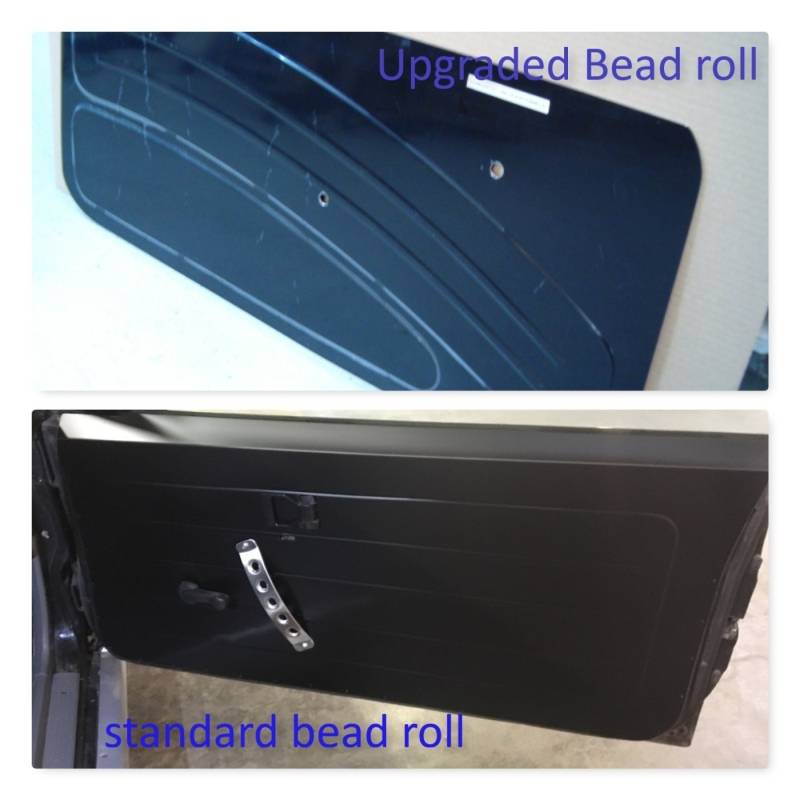 Standard Bead Roll vs. Upgraded Bead Roll